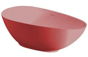 Ванна отдельностоящая Salini S-Stone 1600х770х570 иск. камень, мат. RAL полностью 101511SMF