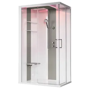 Душевая кабина Novellini A 1200х1000х2170 левая, Essential, прозрачное/белый SKIA219ST1F-1AN1