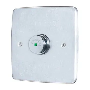 Смеситель для унитаза Presto P 120 B антивандальный,встраив,порционно-нажимной,с внутр.ч, хром 38335