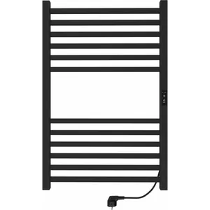 Полотенцесушитель Indigo б/п 800х400 (таймер,скр.монт.унив.подкл.) черный муар