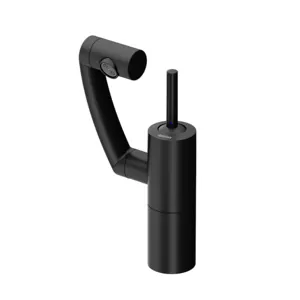 Смеситель DAMIXA для умывальника, поворотный излив 186 мм, черный 290217364