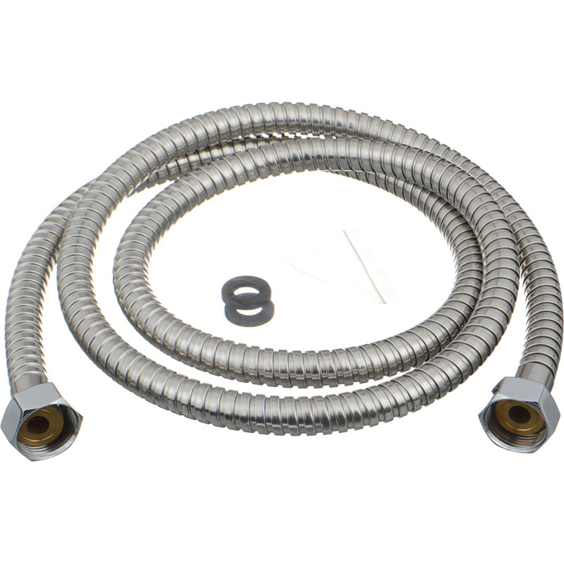 шланг д/душа MELODIA STANDARD русс.резьба M22*M22 нерж. d14мм, L175см, 2-й зажим MKP20342BL