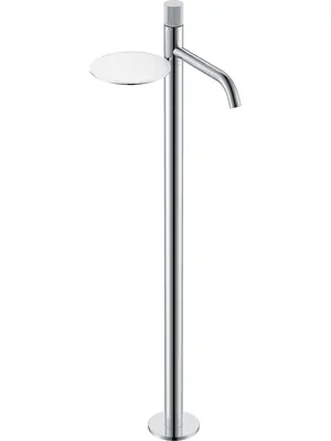 Смеситель Boheme 120-CRCR.3 для раковины, напольный, однозахватный, ручка linea, хром