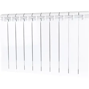 Радиатор STOUT 500 10 секций, биметаллический, боковое подключение, белый SRB-2310-050010