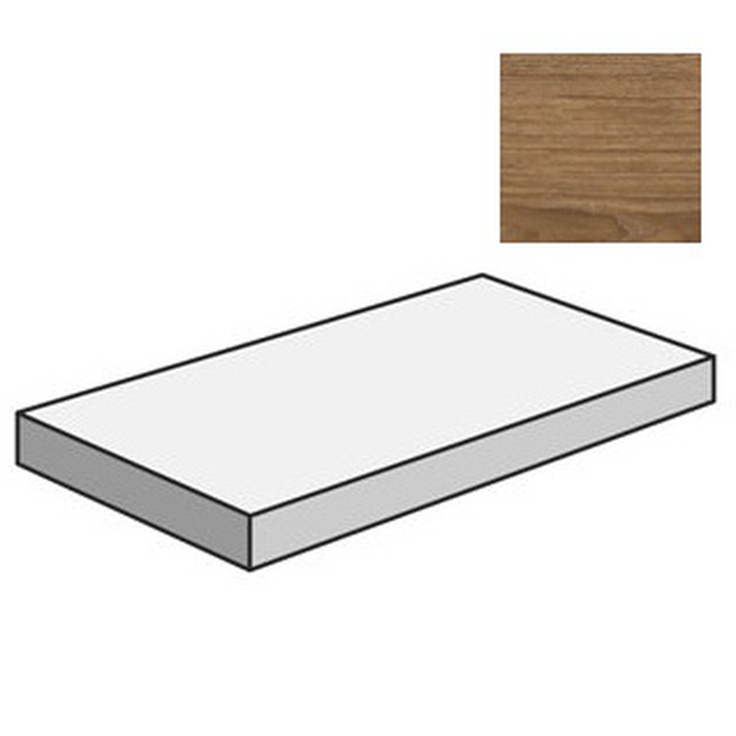 Atlas Concorde Russia Wine Oak 620070802294 Brunello Scalino Angolare DX Ret 33x160 матовая