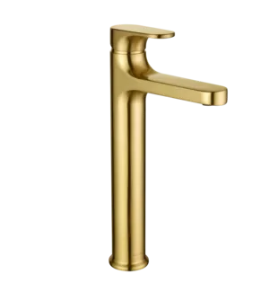 Смеситель Boheme 452-MG для раковины, на 1 отверстие, однозахватный, золото мат