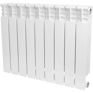 Радиатор STOUT 500 9 секций, биметаллический, боковое подключение, белый SRB-0310-050009