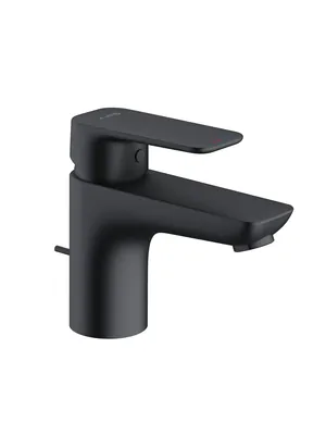 Смеситель KLUDI для умывальника, излив 75мм, донный клапан, черный матовый 403823975