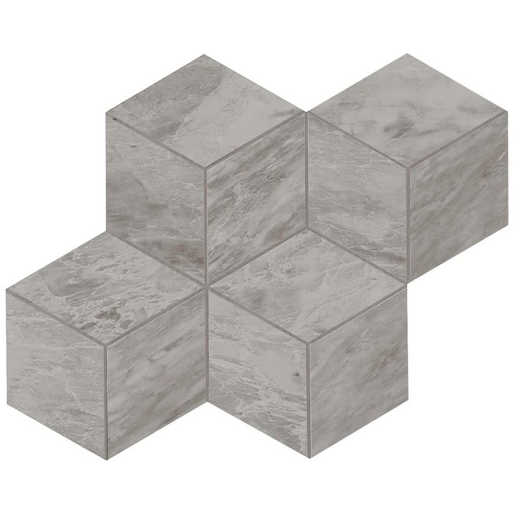 Atlas Concorde Marvel Stone AS2I Bardiglio Grey Mosaico Esag, Lapp, 30x35