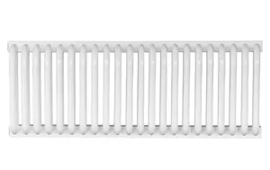 Радиатор стальной КЗТО 2-300 (340х904х100) 22 секции, 1021Вт, 1/2" бок.подключение, белый