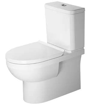 Унитаз-компакт DURAVIT Duravit 1 650х390х775 без обода, универс.выпуск, подвод снизу 2182090000+0941100005