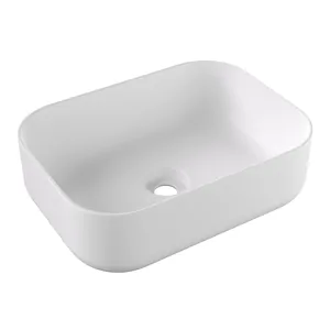 Раковина накладная Alice 500х370х160 Aliglaze+, без отверстия под смес., белый мат. 32190109