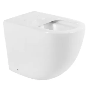 Унитаз приставной BelBagno -R (360x570x410) безободковый, белый BB2141CBR