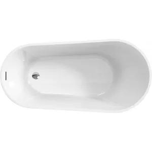 Ванна акриловая BelBagno BB704-1700-800-K (1700х800х720) отдельностоящая, белый