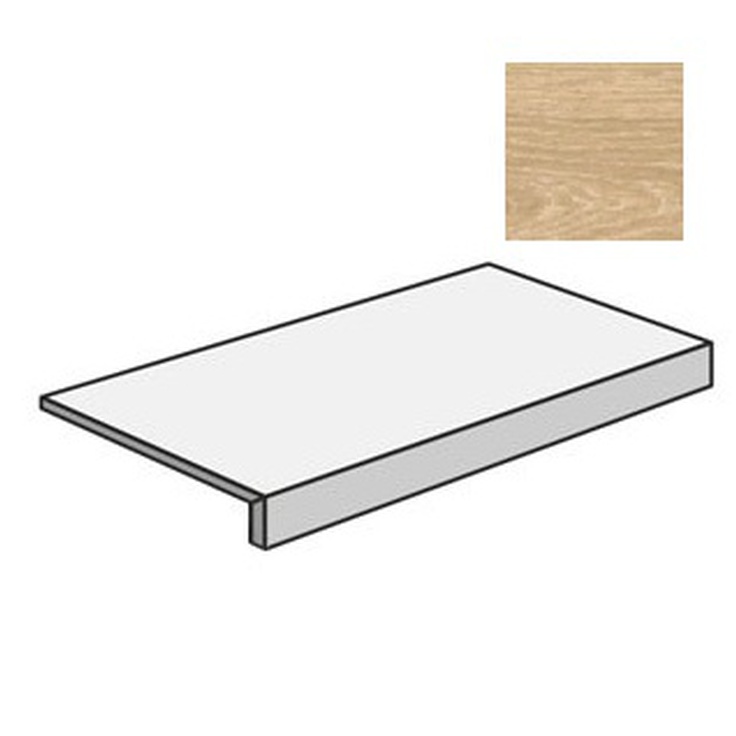 Atlas Concorde Russia Wine Oak 620070802287 Champagne Scalino Frontale Ret 33x160 матовая