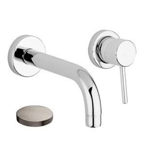 Смеситель для раковины Giulini встраиваемый, однозахватный, излив 150мм, никель F6520-15NKO