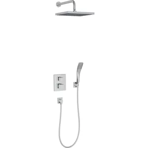 Душевая система Jacob Delafon (внутренний блок, термостат, верхний и ручной душ) E30757-CP