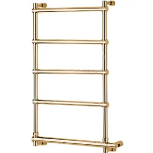 Полотенцесушитель электрический Margaroli Sole 542-5 (840х570) золото, 100Вт, 5424705GONB