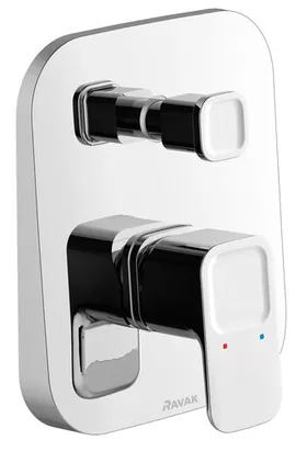Смеситель для ванны/душа RAVAK TD 061.00 встраиваемый, в комплекте со скрытой частью