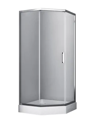 Душевой уголок WasserKRAFT 1000x1000x2000 стекло прозрачное/профиль серебристый 86S38