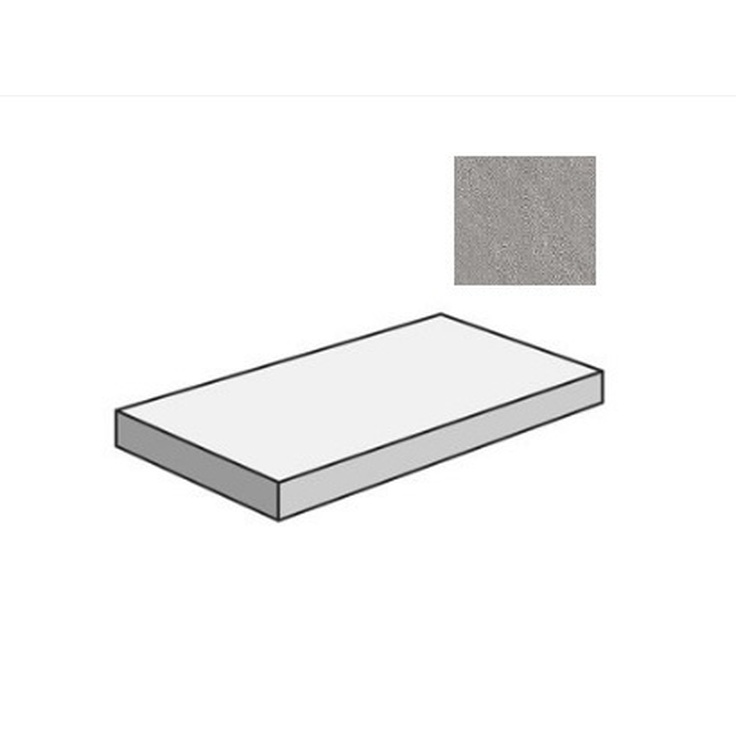 Sant Agostino Waystone CSAGADWY12 Gradone Angolare Dx Grey 33x120 матовая