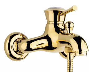 Смеситель CEZARES -VM-03/24 для ванны/душа, однозахватный, короткий излив, золото