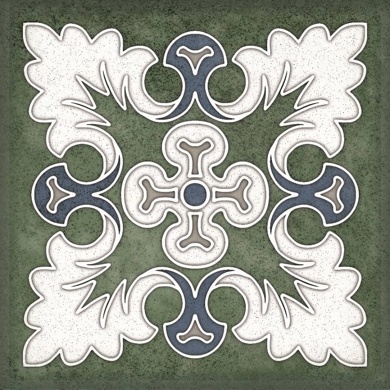 Smalto Decor 1 Verde 15x15 глянцевая