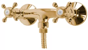 Смеситель CEZARES DS-02 для душа, настенный, двухзахватный, бронза