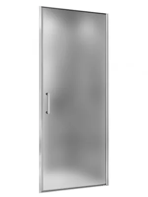 Душевая дверь ABBER AG04060M (600х1950) распашная, стекло 6мм матовое/хром