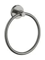 Полотенцедержатель-кольцо Aquatek AQ4112BGM настенный, латунь, цвет: сталь оружейная