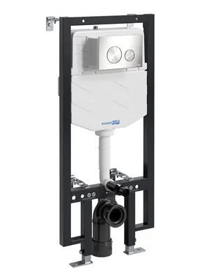 Инсталляция для унитаза WasserKRAFT с клавишей смыва, цвет: никель 56TLT.010.ME.BN02