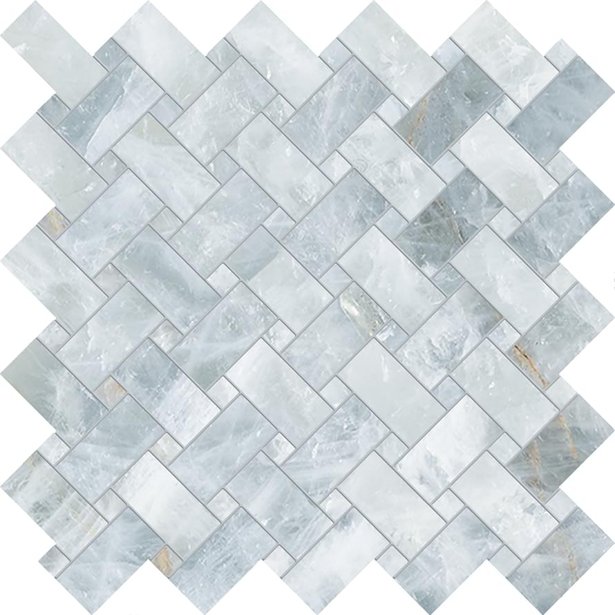 мозаика Tele Di Marmo Precious Intrecci Crystal Azure Silktech 30x30