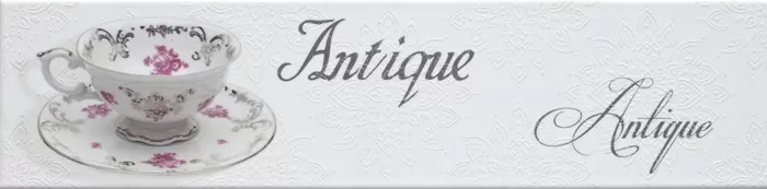 Veronika Decor  Antiqua Blanco 10X40 глянцевая