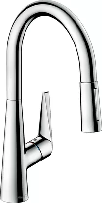 Смеситель Hansgrohe для кухни 200 вытяжной и поворотный излив, хром 73851000