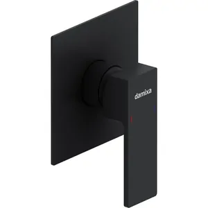 Смеситель Damixa для душа, однозахватный, встраиваемый в стену, черный матовый 537500300
