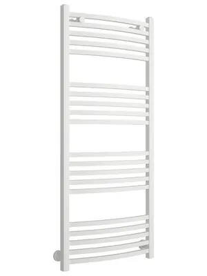 СУНЕРЖА Полотенцесушитель 1200х500 (20 ступ.) белый матовый, диаг./нижнее подкл. 30-0251-1250