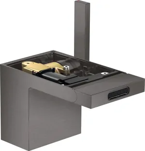 Смеситель Axor для биде, однозахватный, на 1 отверстие, без панели, черный хром 47212340