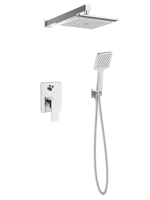 Душевая система ESKO 6in1SMR встраиваемый смеситель, ручной/верхний душ, хром