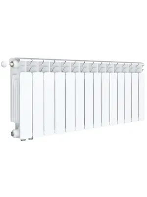 Радиатор биметаллический Rifar Ventil BVL 350 нижнее левое подключение, 14 секции, 1946 Вт