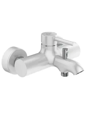 Смеситель для ванны/душа Ideal Standard BC199U5 однозахватный, матовый белый/хром