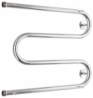 Полотенцесушитель водяной СТИЛЬЕ М-обр. 2П 500х650, нерж.сталь, резьба-сгон 1" 00014-5065