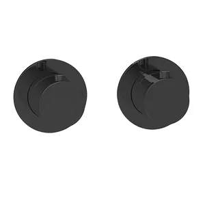 Смеситель для ванны/душа Almar термостат, встраиваемый, 2-3 выхода, черный мат. E180132.MB