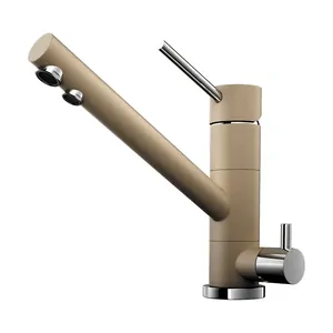 Смеситель для мойки Omoikiri -СH шампань,с краном для питьевой воды 4994083