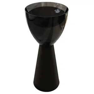 Раковина напольная ABBER 450х450х900 отдельностоящая, черный/черный мат. AT2703Onyx-Black