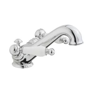 Смеситель для раковины CISAL двухзахватный, низкий излив 77мм, д/к, хром TS00051021