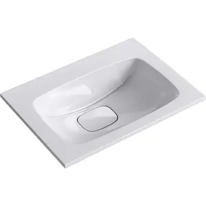 Раковина Aqwella 600 (620х450), белая Mal.06.04.D