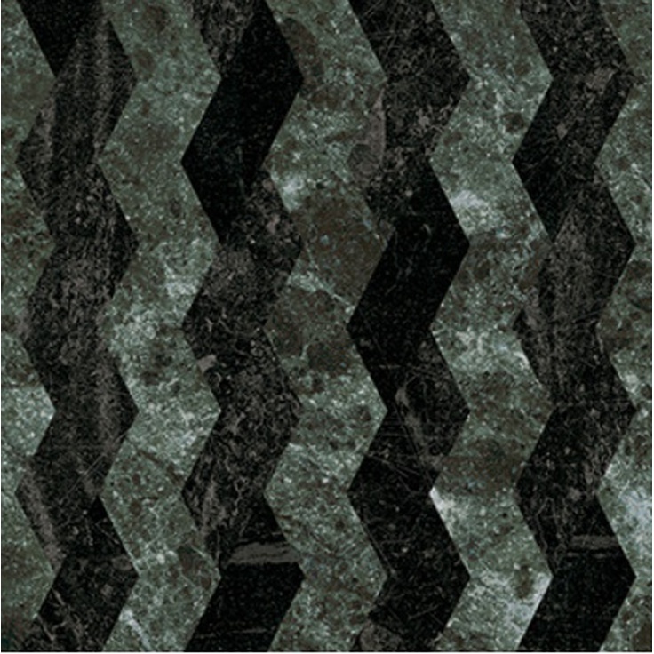 керамогранит 41zero42 Dandy 4101206 Ribbon Green Black 18,6x18,6 матовая