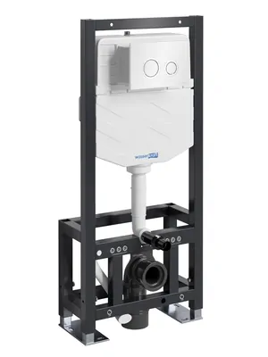 Инсталляция для унитаза WasserKRAFT с клавишей смыва, цвет: белый 61TLT.010.ME.WH01