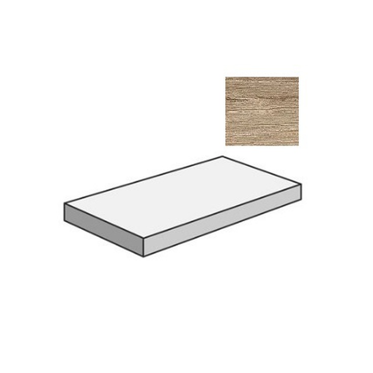 Sant Agostino Yorkwood CSAGDYWA12 Gradone Angolare Dx Walnut 33x120 матовая