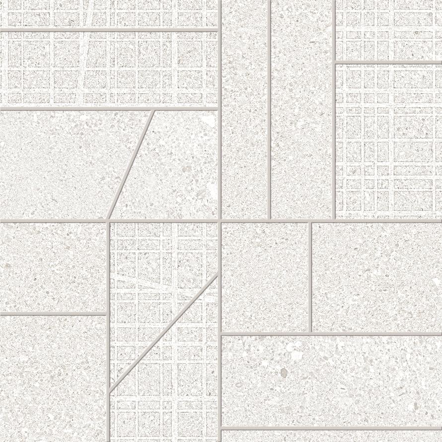 мозаика Grain Stone Mosaico Big Mix White Naturale 30x30